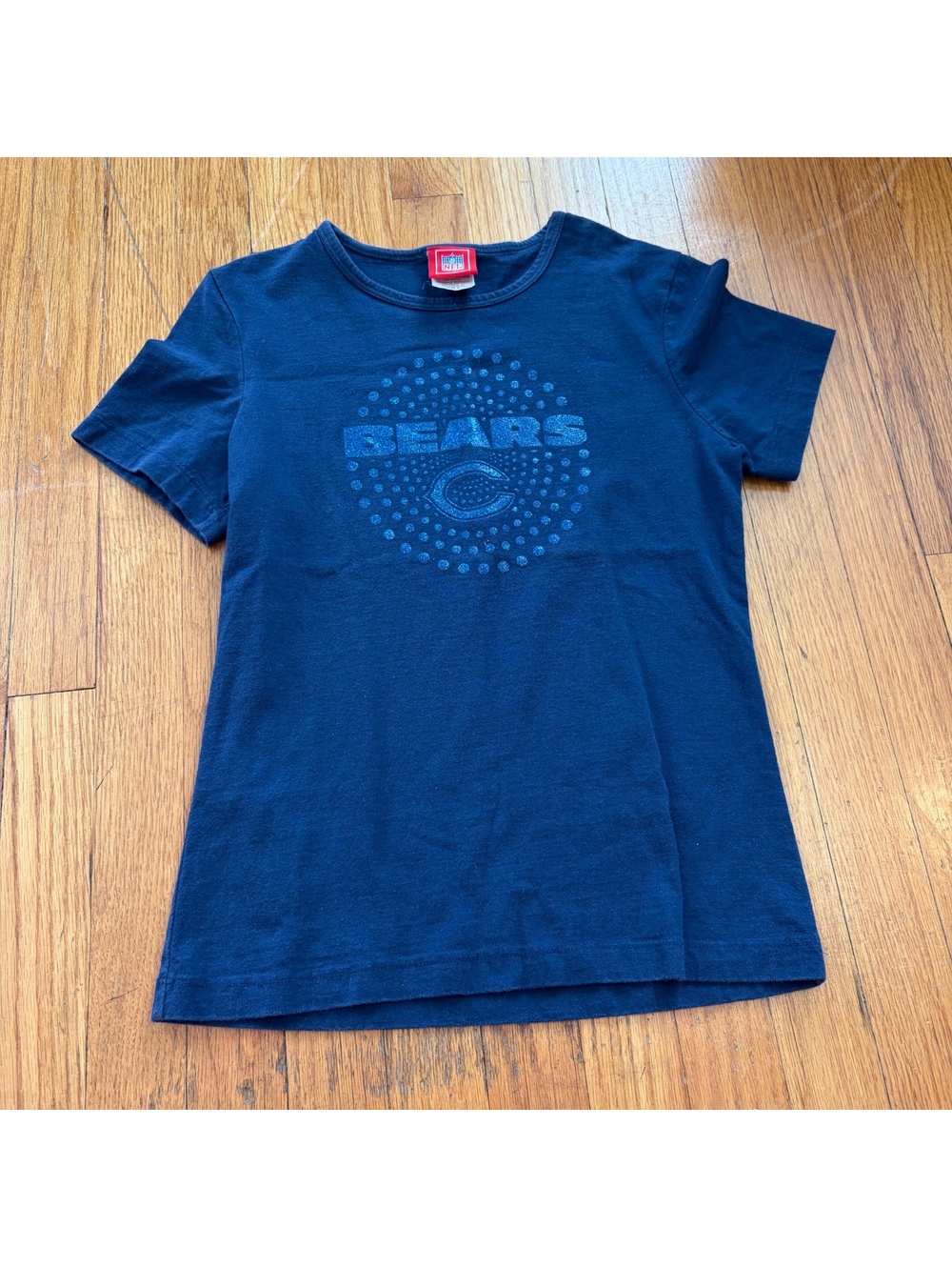 Vintage Y2K navy bears sports baby tee